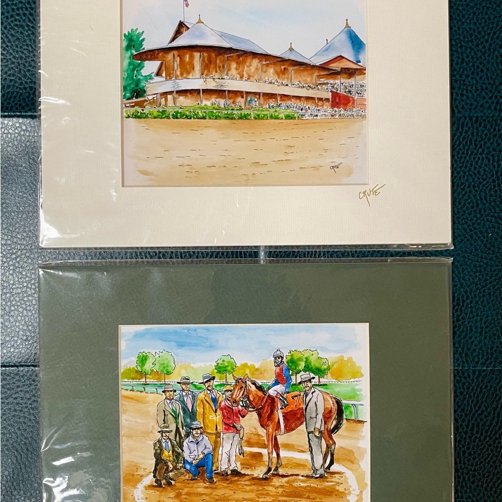 Equestrian Watercolor Art Prints